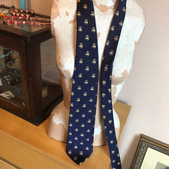 Brooks Brothers Other - Brooks Brothers Silk Blue Sheep Makers Tie